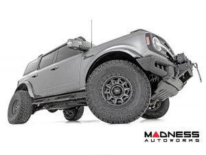 Ford Bronco Custom Wheels (1) - 85 Series - Gunmetal Gray w/ Black Lip - 17 x 9.0 / 6 x 135 / -12 / 4.5" - Rough Country Ford Bronco Custom Wheels (1) - 85 Series - Gunmetal Gray w/ Black Lip - 17 x 9.0 / 6 x 135 / -12 / 4.5" - Rough Country